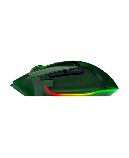 Razer | Basilisk V3 Pro 35K | Gaming Mouse | Wireless/Wired | Phantom Green Edition