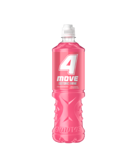 Izotoninis gėrimas 4 MOVE, braškių, žaliųjų citrinų ir arbūzų skonio, 750 ml