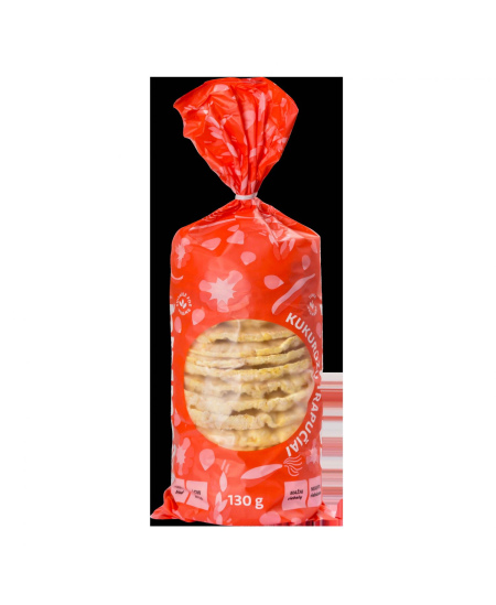 Kukurūzų trapučiai USTUKIŲ MALŪNAS, 130 g