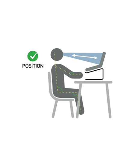 PORT DESIGNS | Ergonomic Notebook stand | 901103 | Notebook Stand | Black