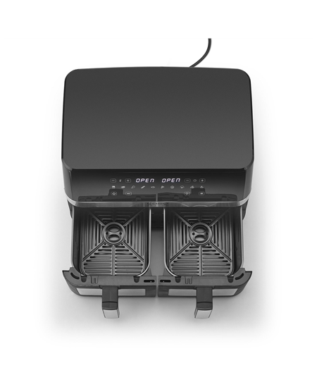 Caso Air Fryer | DuoChef | Power 2200 W | Capacity 14 L | Black