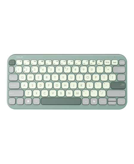 Asus Marshmallow KW100 | Keyboard | Wireless | US International | Green Tea Latte