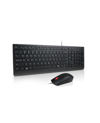 Lenovo Essential Wired Combo Keyboard and Mouse | Keyboard and Mouse Set | Wired | Mouse included | Nordic | Black