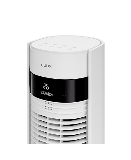 Duux | Fan | Elevate | Smart Tower Fan | 4.5-40 W | Number of speeds 12 | Oscillation | Remote control | White