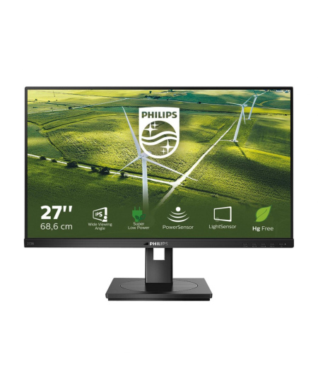 Philips | 272B1G/00 | 27 " | IPS | 16:9 | 75 Hz | 4 ms | 1920 x 1080 pixels | 250 cd/m² | HDMI ports quantity 1 | Black