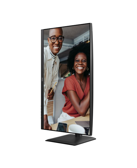 AOC | U27E4CV | 27 " | IPS | UHD | 16:9 | 60 Hz | 4 ms | 3840 x 2160 pixels | 400 cd/m² | HDMI ports quantity 2 | Black