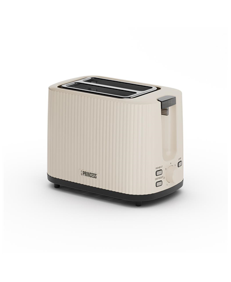 Princess Wave Toaster | 142337 | Power 930 W | Number of slots 2 | Housing material Plastic | Beige