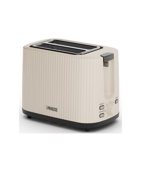 Princess Wave Toaster | 142337 | Power 930 W | Number of slots 2 | Housing material Plastic | Beige