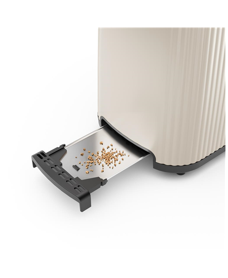 Princess Wave Toaster | 142337 | Power 930 W | Number of slots 2 | Housing material Plastic | Beige