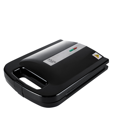 Adler Sandwich Maker AD 3055 200 W, Number of plates 4, Black
