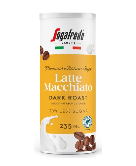 Šaltos kavos gėrimas SEGAFREDO Latte Macchiato , 235 ml