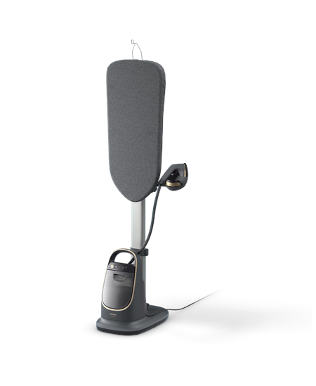 Philips 8500 Series All-in-One Ironing Solution | AIS8540/80 | Stand Steamer | 2200 W | 1.2 L | 90 g/min | Dark slate/Gold