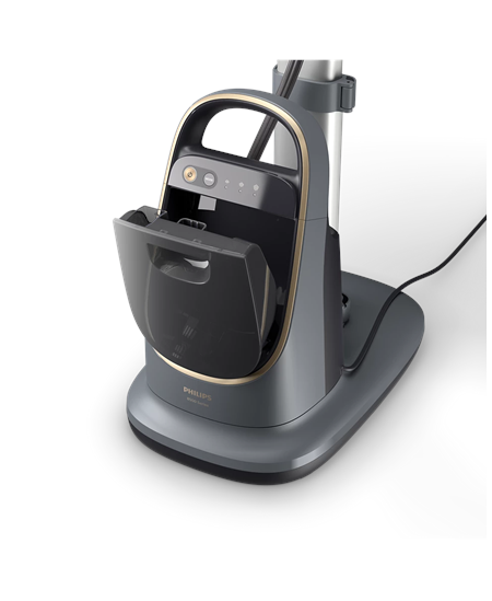 Philips 8500 Series All-in-One Ironing Solution | AIS8540/80 | Stand Steamer | 2200 W | 1.2 L | 90 g/min | Dark slate/Gold