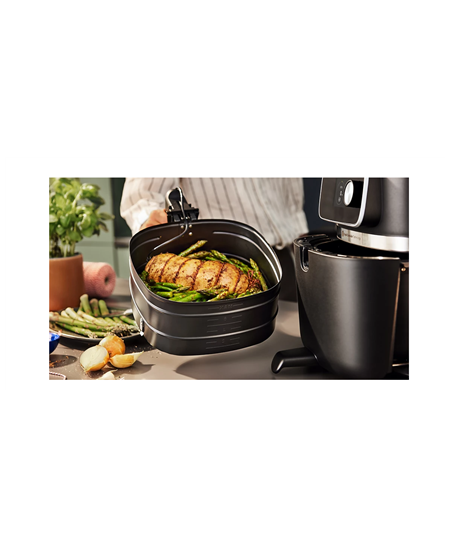 Philips XXL Airfryer | HD9876/90 Ovi | Power 2200 W | Capacity 8.3 L | Black