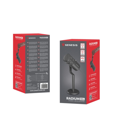 Genesis | Dynamic Microphone | Radium 350D | Black