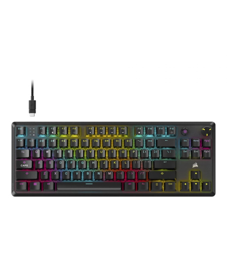 Corsair K70 CORE TKL | Tenkeyless Mechanical Gaming Keyboard | Wired | NA | MLX RED | Black