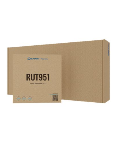 Industrial Cellular router | RUT951 | 802.11n | 10/100 Mbit/s | Ethernet LAN (RJ-45) ports 4 | Mesh Support No | MU-MiMO No | 2G