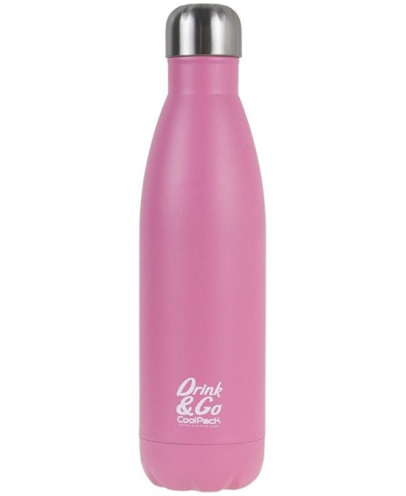 Metalinė gertuvė-termosas COOLPACK Drink&Go, rožinė, 500 ml