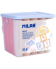 Kreida MILAN Maxi, stačiakampiame kibirėlyje, 7 spalvų, 20 vnt.