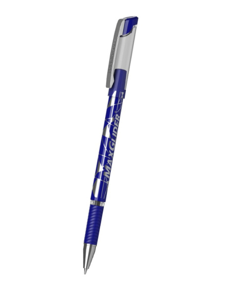 Gelinis rašiklis ERICH KRAUSE MaxGlider Stick&Grip 0.7mm, mėlynas