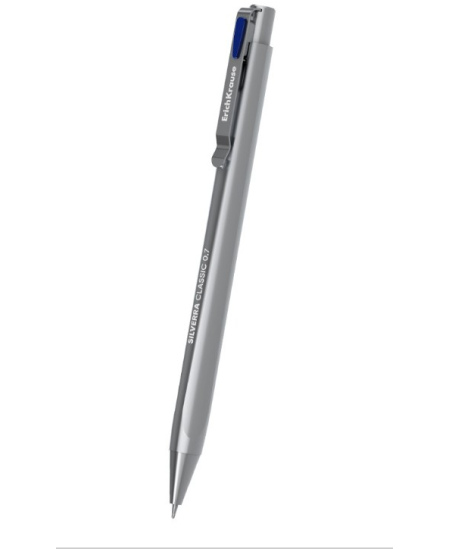Automatinis tušinukas ERICH KRAUSE Silverra Matic Classic 0.7 mm, mėlynas