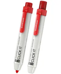 Automatinis lentos žymeklis ErichKrause RW-700 Click It, raudonas