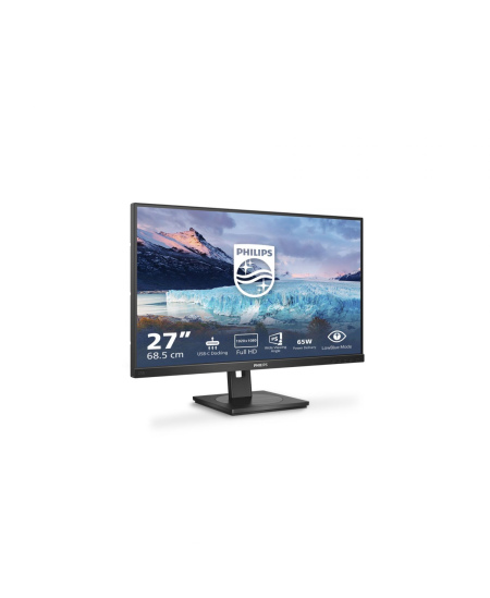 Philips | LCD Monitor | 273S1/00 | 27 " | IPS | FHD | 16:9 | 75 Hz | 4 ms | 1920 x 1080 | 300 cd/m² | HDMI ports quantity 