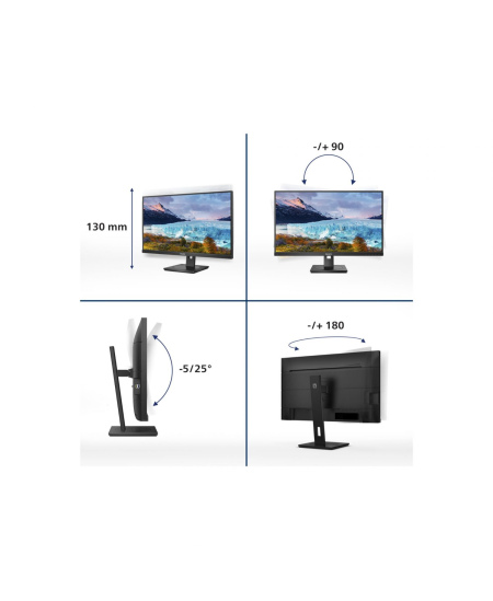 Philips | LCD Monitor | 273S1/00 | 27 " | IPS | FHD | 16:9 | 75 Hz | 4 ms | 1920 x 1080 | 300 cd/m² | HDMI ports quantity 