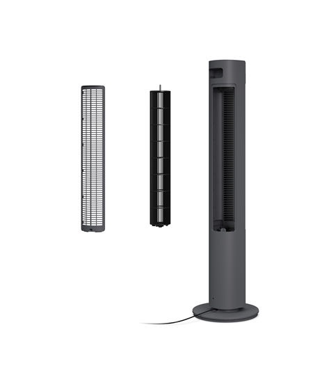 Duux Fan | Elevate | Tower Fan | 40 W | Diameter 29 cm | Number of speeds 12 | Oscillation | Gray