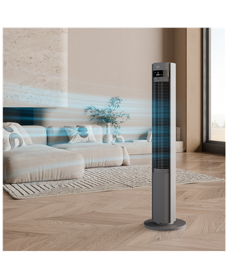 Duux Fan | Elevate | Tower Fan | 40 W | Diameter 29 cm | Number of speeds 12 | Oscillation | Gray