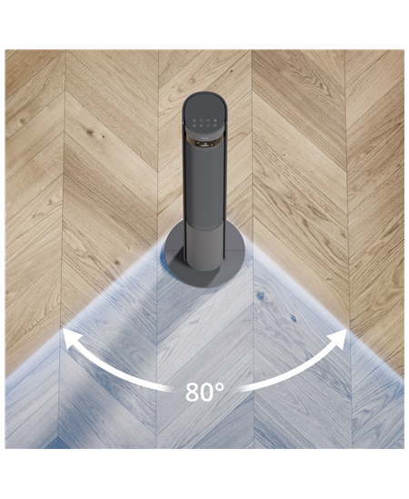 Duux Fan | Elevate | Tower Fan | 40 W | Diameter 29 cm | Number of speeds 12 | Oscillation | Gray