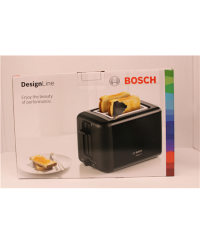 SALE OUT. | Bosch DesignLine Toaster | TAT3P423 | Power 970 W | Number of slots 2 | Housing material Stainless steel | Black | D