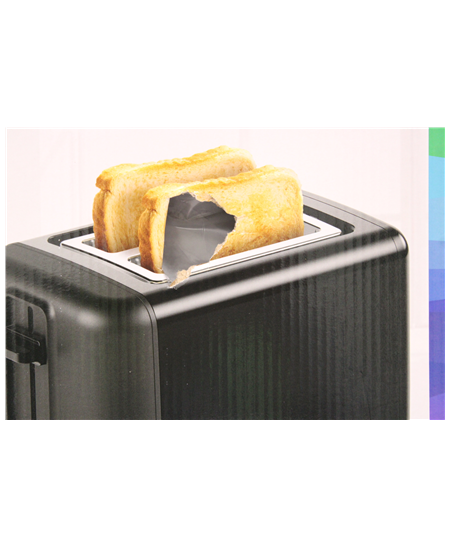 SALE OUT. | Bosch DesignLine Toaster | TAT3P423 | Power 970 W | Number of slots 2 | Housing material Stainless steel | Black | D