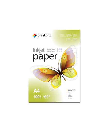 ColorWay PrintPro Photo Paper, 100 sheets | Matte | 190 g/m² | A4