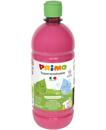 Ypač gerai nuplaunamas guašas PRIMO, rožinės spalvos, 750 ml