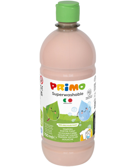 Ypač gerai nuplaunamas guašas PRIMO, šviesiai rožinės spalvos, 750 ml