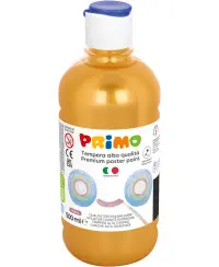 Premium guašas PRIMO, perlamutrinės geltonos spalvos, 500 ml