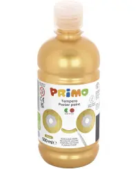 Guašas PRIMO, auksinės spalvos, 500 ml