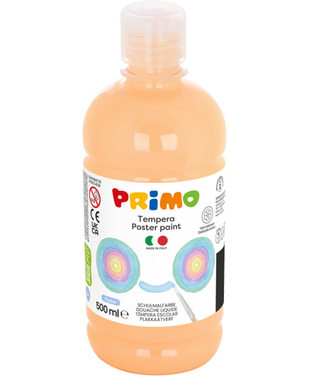 Guašas PRIMO, pastelinės abrikosų spalvos, 500 ml