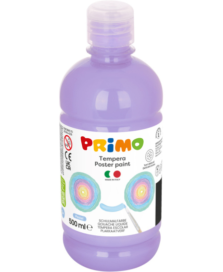 Guašas PRIMO, pastelinės alyvinės spalvos, 500 ml