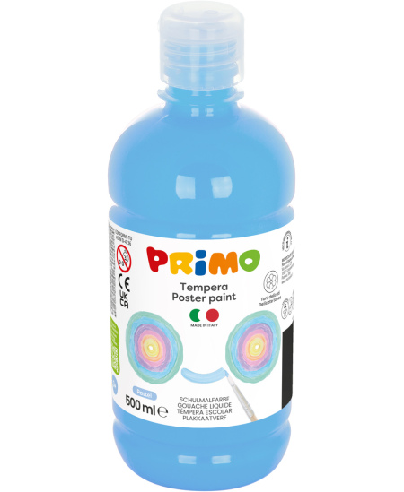 Guašas PRIMO, pastelinės žydros spalvos, 500 ml