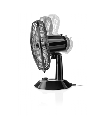 ETA Zefir ETA160790010  Table Fan, Number of speeds 3, 45 W, Oscillation, Diameter 30 cm, Black
