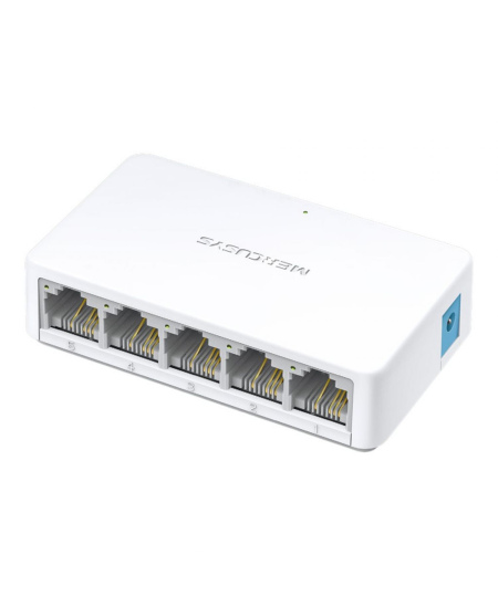 Mercusys Switch MS105 Unmanaged, Desktop, 10/100 Mbps (RJ-45) ports quantity 5, Power supply type External