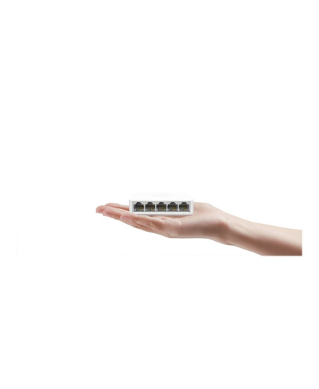 Mercusys Switch MS105 Unmanaged, Desktop, 10/100 Mbps (RJ-45) ports quantity 5, Power supply type External