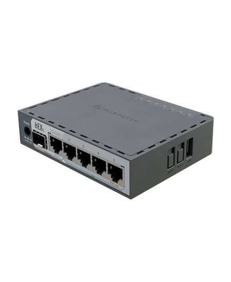 MikroTik | hEX S (2025) | 10/100/1000 Mbit/s | Ethernet LAN (RJ-45) ports 5 | Mesh Support No | MU-MiMO No | No mobile broadband