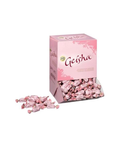 Pieninio šokolado saldainiai GEISHA, su lazdyno riešutais, 3 kg