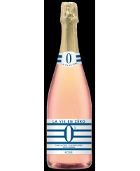 Nealkoholinis putojantis vynas LA VIE EN ZERO, rose, 0%, 0,75 l