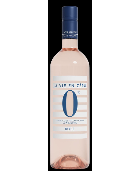 Nealkoholinis vynas LA VIE EN ZERO, rose, 0%, 0,75 l