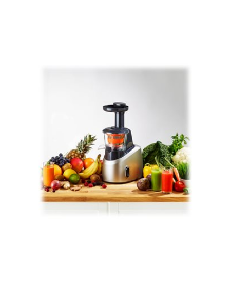TEFAL | Slow Juicer | ZC255B38 | Type Electric | Silver/ black | 200 W | Extra large fruit input | Number of speeds 2 | 82 RPM