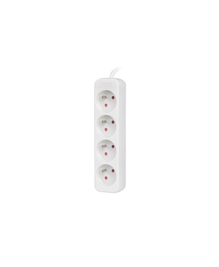 Lanberg | Cable Power Strip 4X French Outlets Quality-Grade Copper, 1.5 m | PS0-04E-0150-W